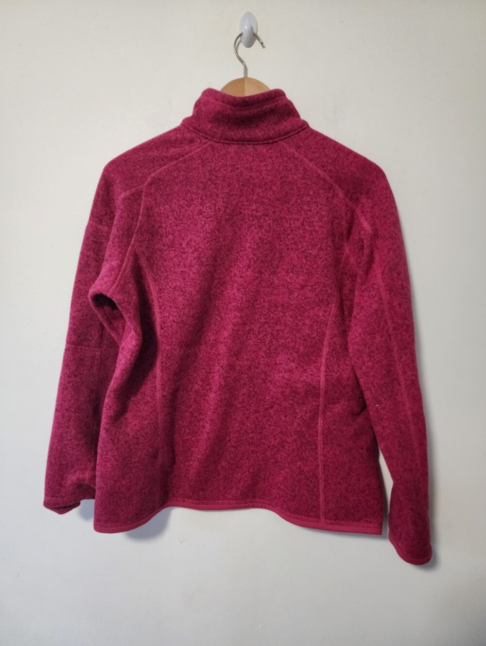 Patagonia Women's Half-Zip Fleece Pullover - Raspberry Pink - Picture 5 of 5